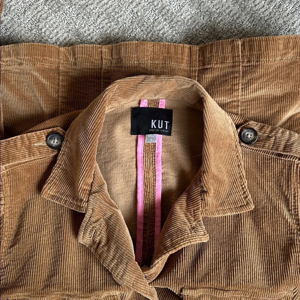 Kut from the Kloth Tan Corduroy Utility Jacket - Picture 8 of 8